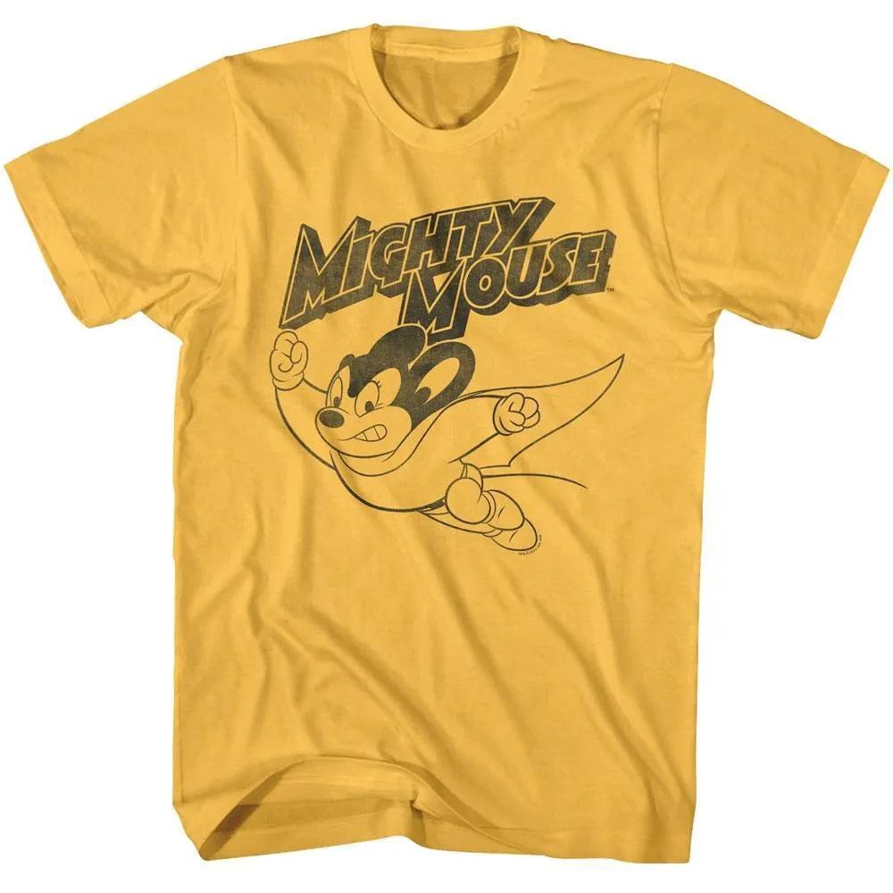 Mighty Mouse Flying Superhero Unisex T Shirt